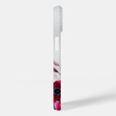 Zilverglitterbloemen met vuurwapennaam Case-Mate iPhone case (Achterkant / Rechts)