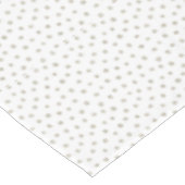 Zilverglitterstippen Tafelkleed (Gekanteld)