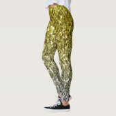 Zilvergouden donkere sparren leggings (Links)