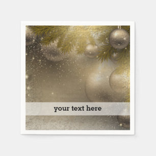 Zilvergouden ornamenten servetten