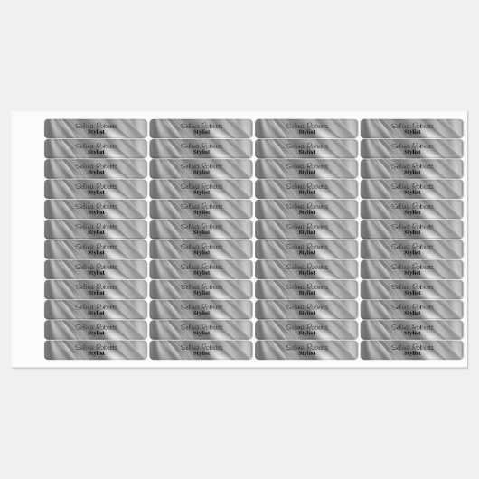 Zilvergradiëntdiagonale lijnen labels (Vel)