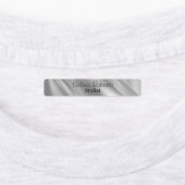 Zilvergradiëntdiagonale lijnen labels (Aangebracht)