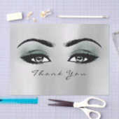 Zilvergrijs Blauwgroen Blush Metallic Dank u Eyes Tissuepapier (Craft)