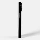 Zilvergrijs Bloemen - Monogram Case-Mate iPhone Case (Achterkant / Rechts)