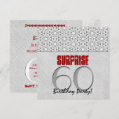 Zilvergrijs rood V10A Kaart (Voorkant / Achterkant)