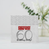 Zilvergrijs rood V10A Kaart (Staand voorkant)