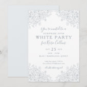 Zilvergrijs Wildflower Bloemen 30e verjaardag Kaart (Voorkant / Achterkant)