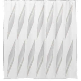 zilvergrijze diamantvorm douchegordijn
