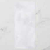 Zilvergrijze ivoor - winterse Mannen Menu (Achterkant)