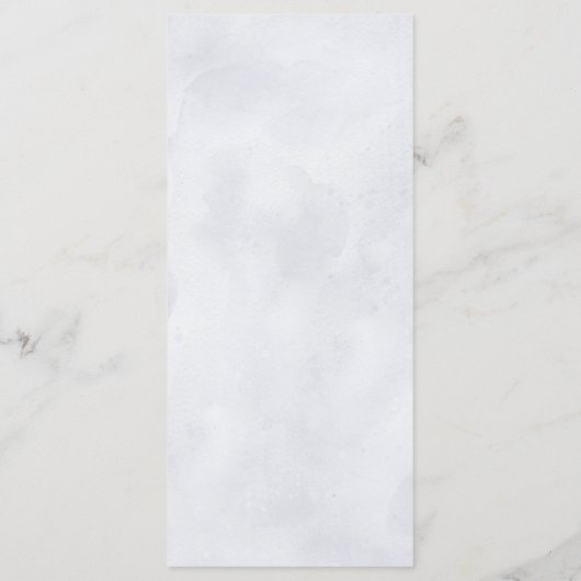 Zilvergrijze ivoor - winterse Mannen Menu (Achterkant)