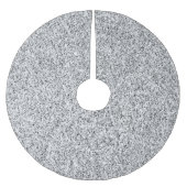 Zilvergrijze lichtglitter kerstboom rok (Voorkant)