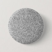 Zilvergrijze lichtglitter ronde button 5,7 cm (Voorkant)