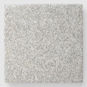 Zilvergrijze lichtglitter stenen onderzetter (Voorkant)