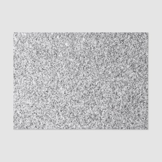 Zilvergrijze lichtglitter tissuepapier (Voorkant)