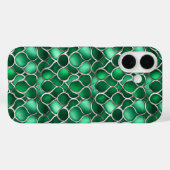 Zilvergroen Abstract Case-Mate iPhone Case (Achterkant (horizontaal))