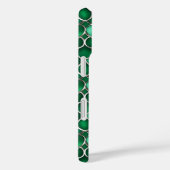Zilvergroen Abstract Case-Mate iPhone Case (Achterkant / Rechts)