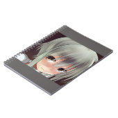 Zilverhardende animatiefilm in schaduwstemmen van  notitieboek (Linkerzijde)