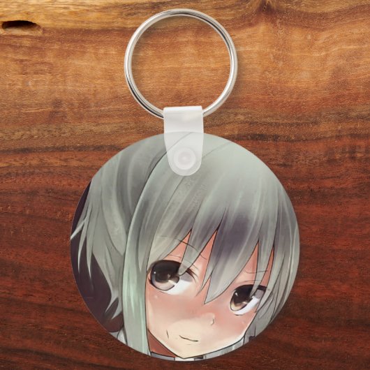 Zilverhardende animatiefilm in schaduwstemmen van sleutelhanger (Achterkant)