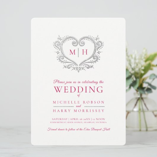 Zilverhardende bruinbruin rood en wit kaart (Staand voorkant)