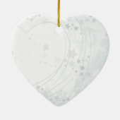 Zilverhart, siermiddel keramisch ornament (Achterkant)