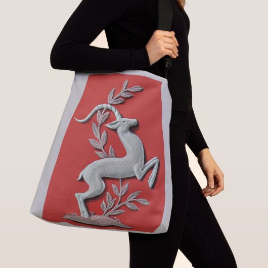 zilverhert crossbody tas (Dichtbij)