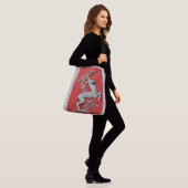 zilverhert crossbody tas (Op model)