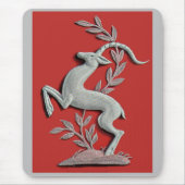 zilverhert muismat (Voorkant)