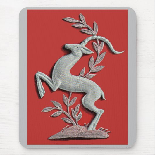 zilverhert muismat (Voorkant)