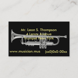 Zilverhoorn Visitekaartje