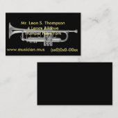 Zilverhoorn Visitekaartje (Voorkant / Achterkant)