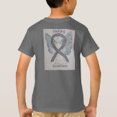 Zilverig bewustzijn Tint Angel - Aangepast T-shirt (Achterkant)