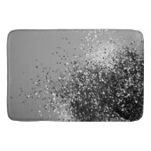 Zilverige mousserende dame Glitter #1 #sjiny Badmat (Voorkant)