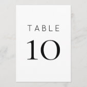 Zilverige Salie Groene Trouwtafel Nummer Kaart (Voorkant)