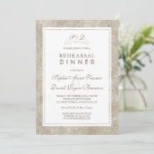 Zilverige, witte rand repetitie binnenste kaart (Staand voorkant)