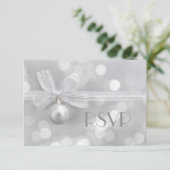 ZilverkerstrSVP RSVP Kaartje (Staand voorkant)