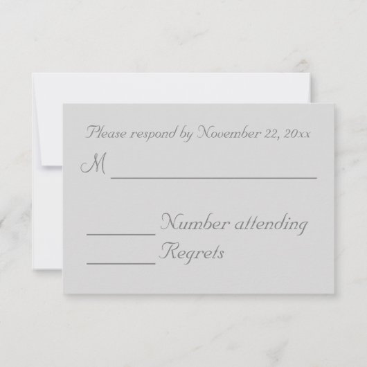 ZilverkerstrSVP RSVP Kaartje (Achterkant)