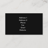 Zilverketen Visitekaartje (Achterkant)