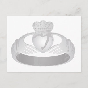 zilverkladdenring briefkaart