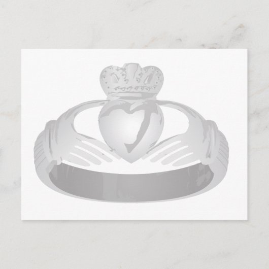 zilverkladdenring briefkaart (Voorkant)