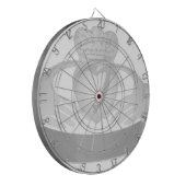 zilverkladdenring dartbord (Voorkant Links)