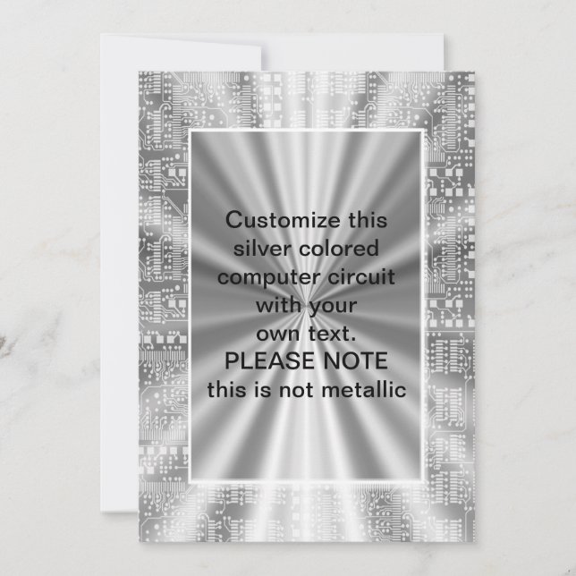 zilverkleurige computerschakeling (Voorkant)