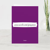 zilverkleurige trommel feestdagen kaart (Achterkant)