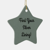 Zilverkleurige verlichting in reliëf keramisch ornament (Rechts)