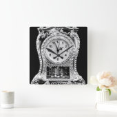  Zilverklok Vierkante Klok (Huis)