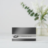 Zilverlijnde Visitekaartje van de Sportauto (Staand voorkant)