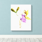 Zilvermaasdodende kruid canvas afdruk (Insitu (Houten vloer))