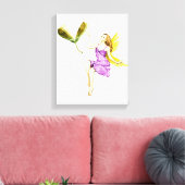 Zilvermaasdodende kruid canvas afdruk (Insitu (Woonkamer))