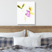 Zilvermaasdodende kruid canvas afdruk (Insitu (Slaapkamer))