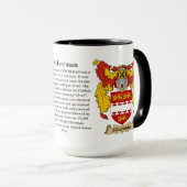 Zilvermangezinde wapenstilstand mok (Voorkant rechts)