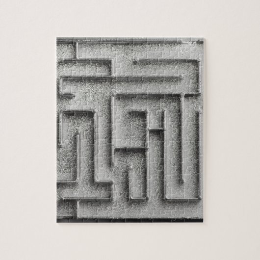 Zilvermaze Legpuzzel (Verticaal)